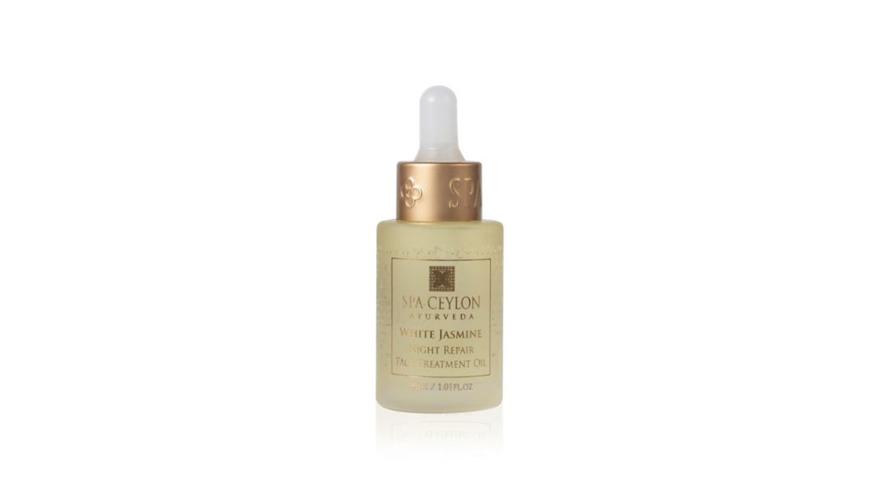 Spa Ceylon White Jasmine Nachtreparatur-Gesichtsbehandlungsöl (30 ml)