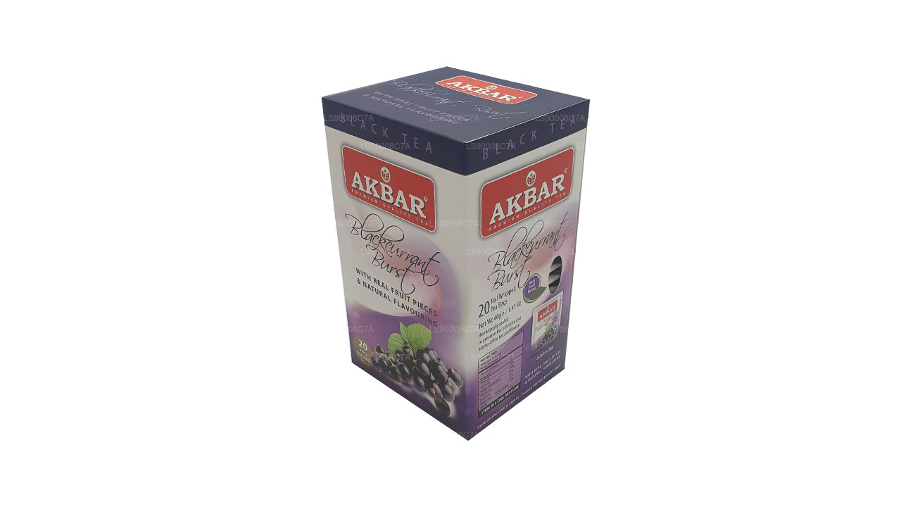 Akbar Blackcurrant Burst (40 g) 20 Folien-Teebeutel