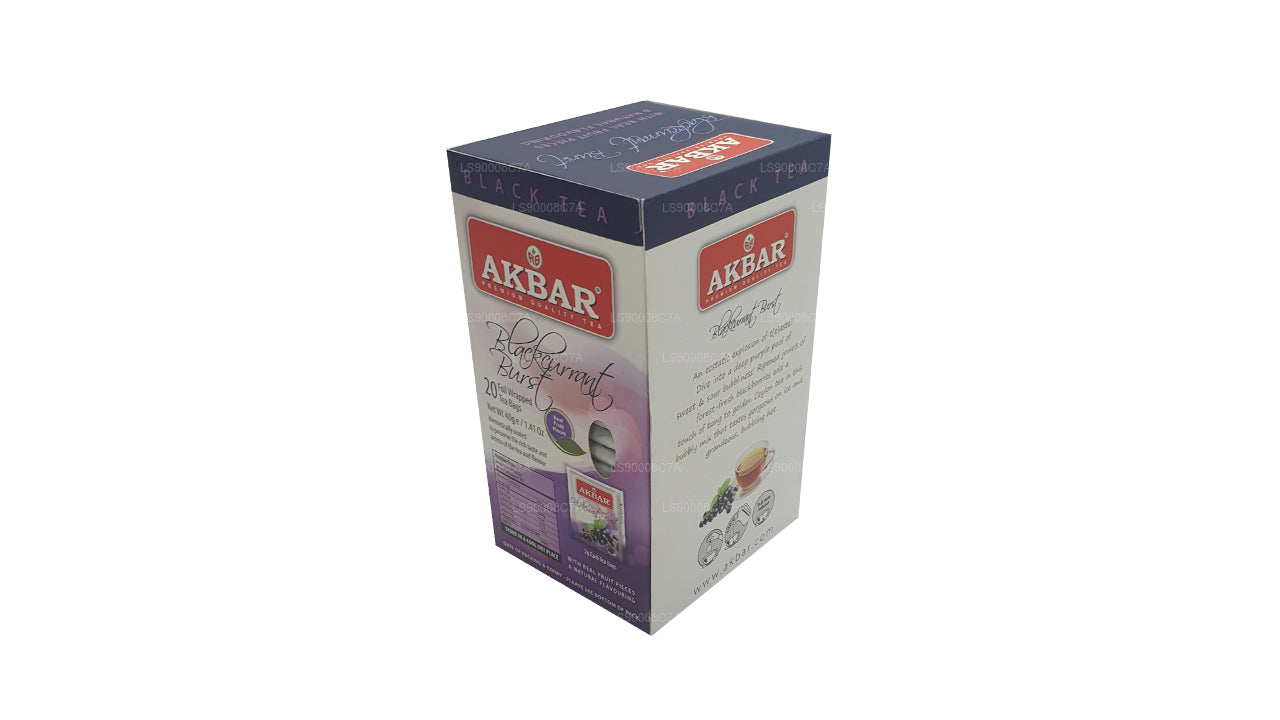 Akbar Blackcurrant Burst (40 g) 20 Folien-Teebeutel