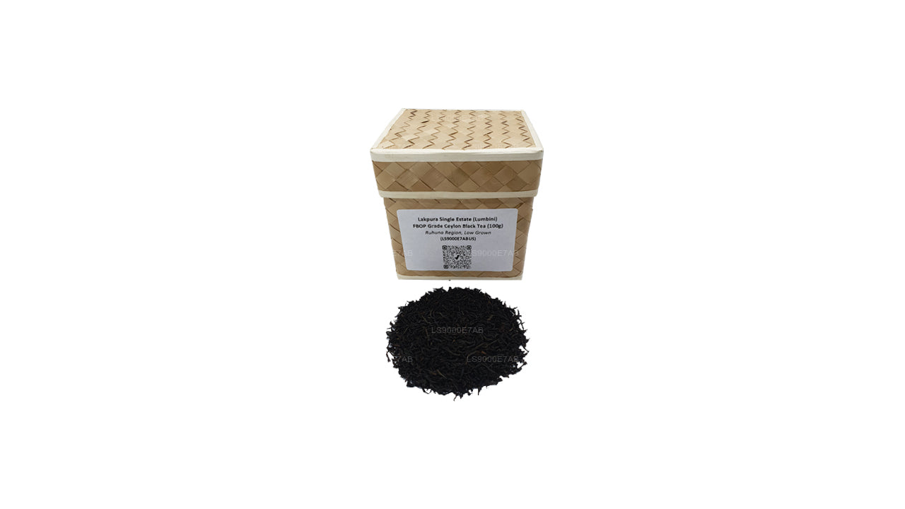 Lakpura Single Estate (Lumbini) Ceylon-Schwarztee in FBOP-Qualität (100 g)