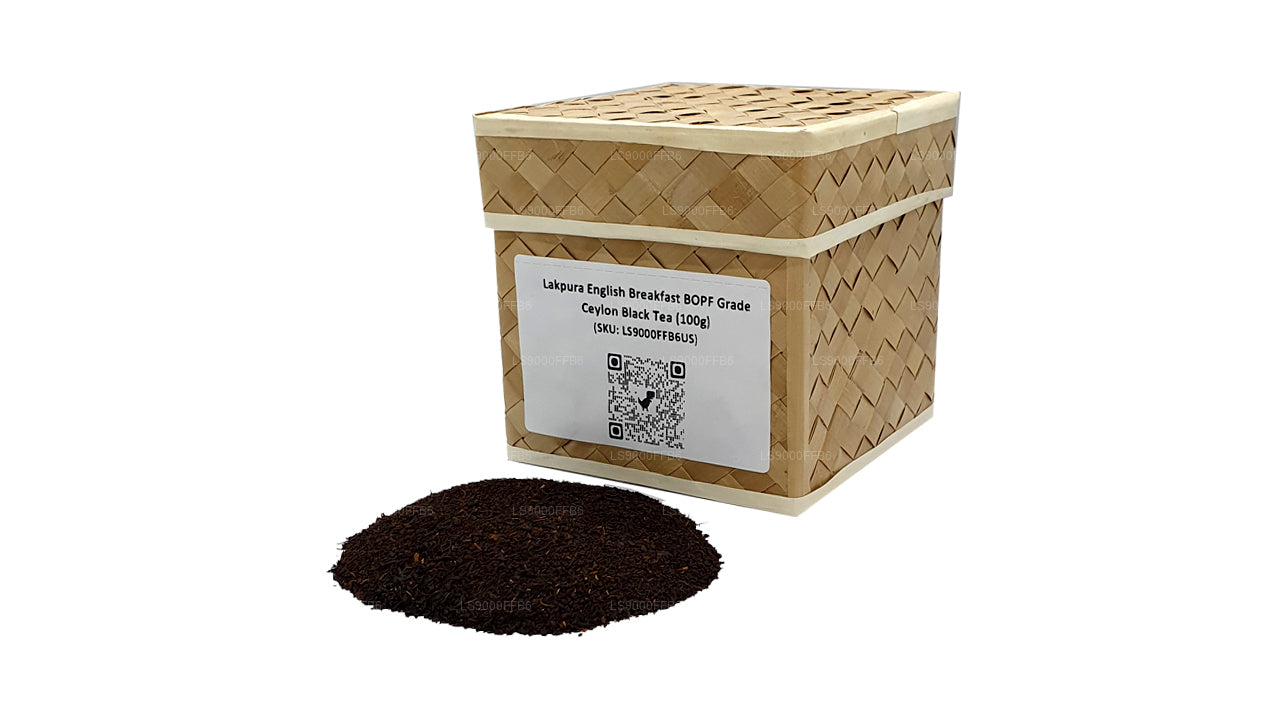 Lakpura English Breakfast Ceylon-Schwarztee in BOPF-Qualität (100 g)