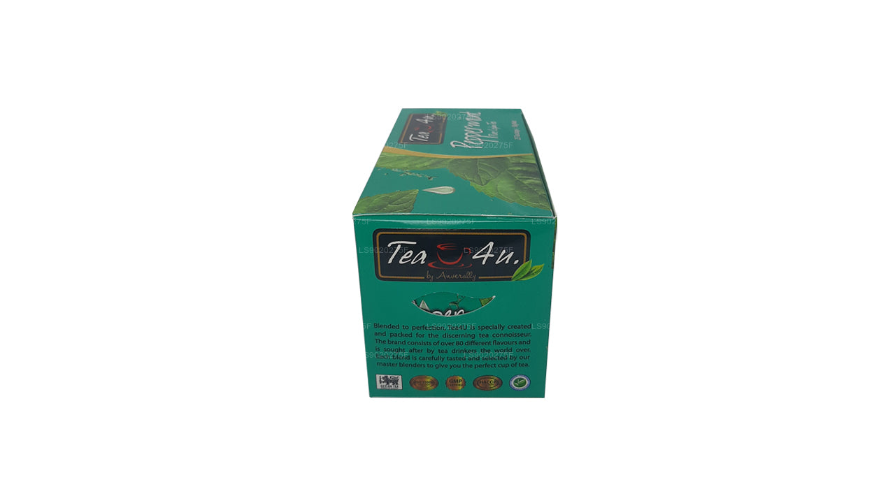 Tea4U Pfefferminz reiner Ceylon-Tee (50 g), 25 Teebeutel