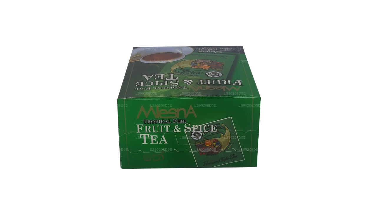 Mlesna Früchte- und Gewürztee (20 g), 10 luxuriöse Teebeutel