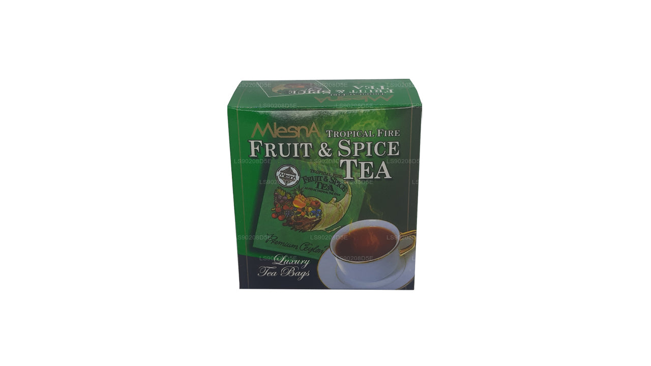 Mlesna Früchte- und Gewürztee (20 g), 10 luxuriöse Teebeutel