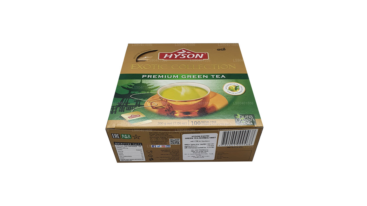 Hyson Exotischer Grüner Tee (200 g), 100 Teebeutel