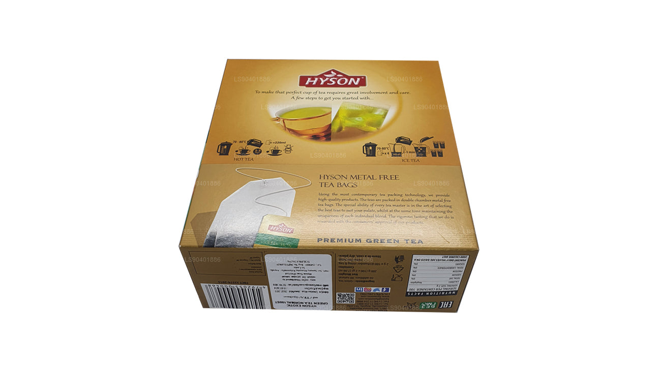 Hyson Exotischer Grüner Tee (200 g), 100 Teebeutel
