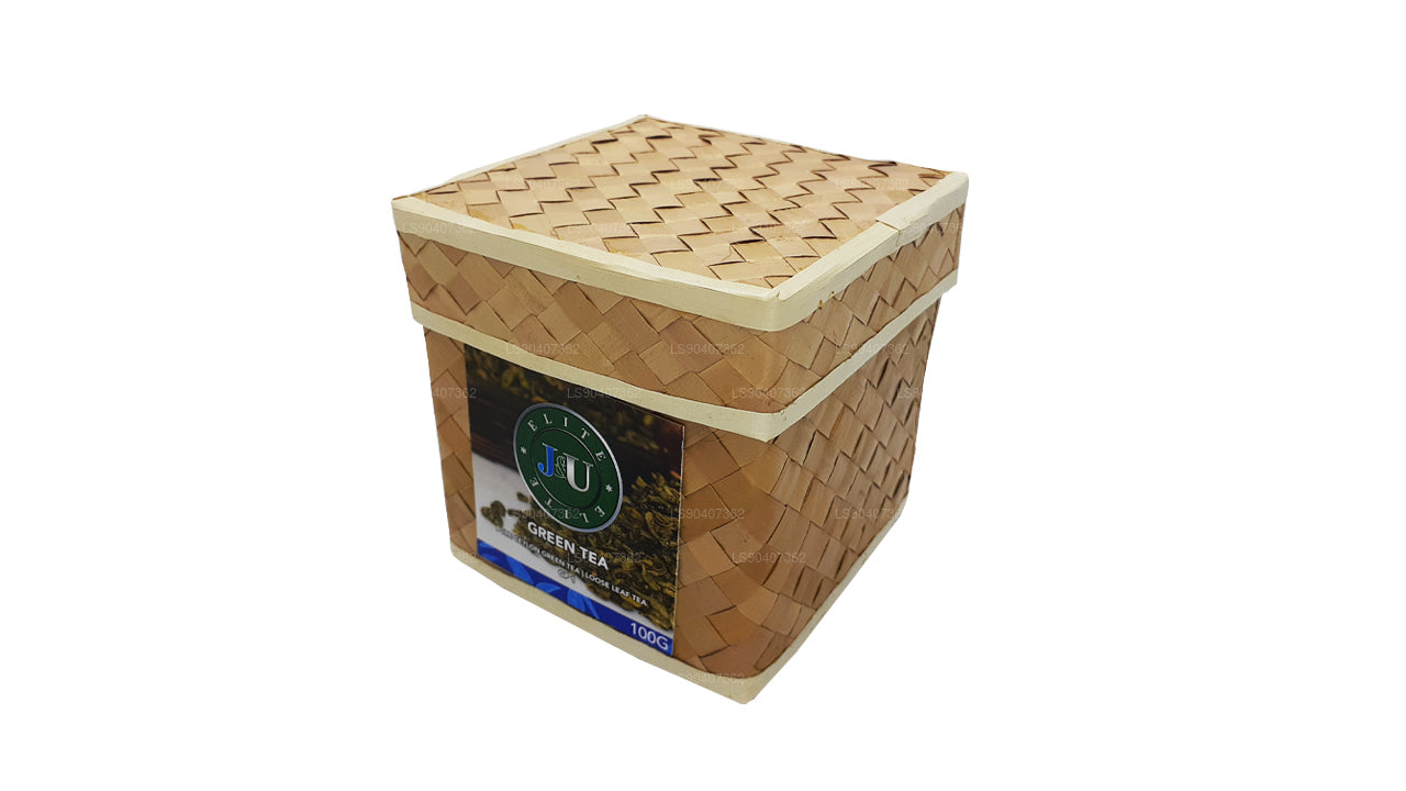 J&U Reiner grüner Ceylon-Tee mit losen Blättern (100 g)