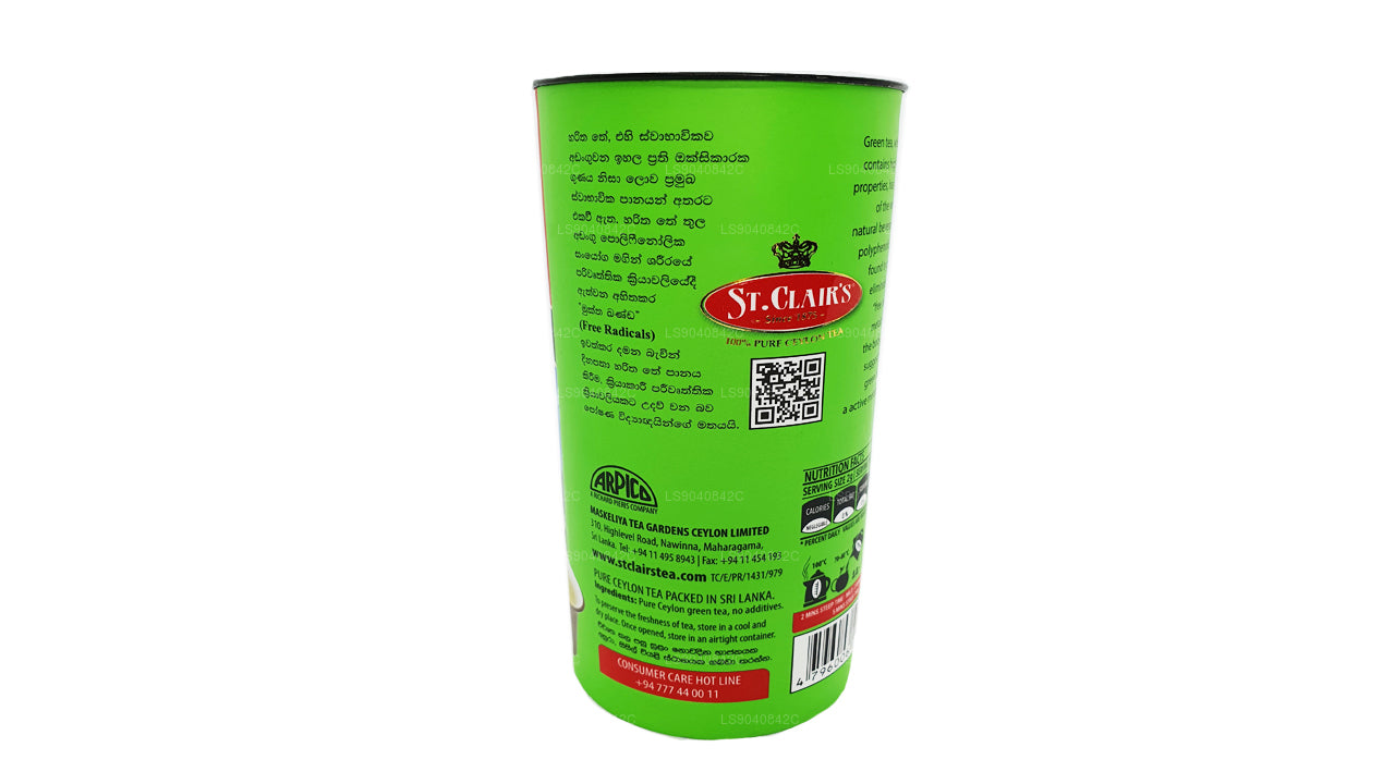 St. Clair's Pure Ceylon Grüner Tee mit großen Blättern (75 g)