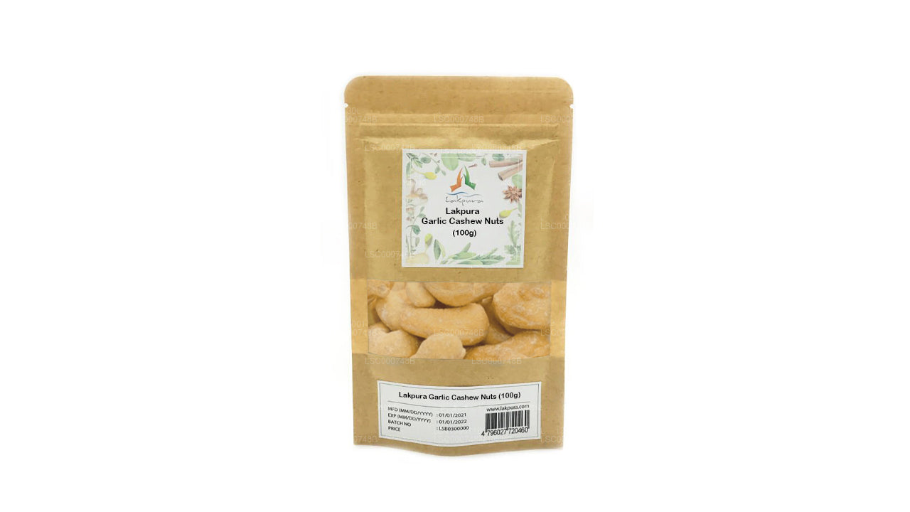 Lakpura Knoblauch-Cashewnüsse (100g)