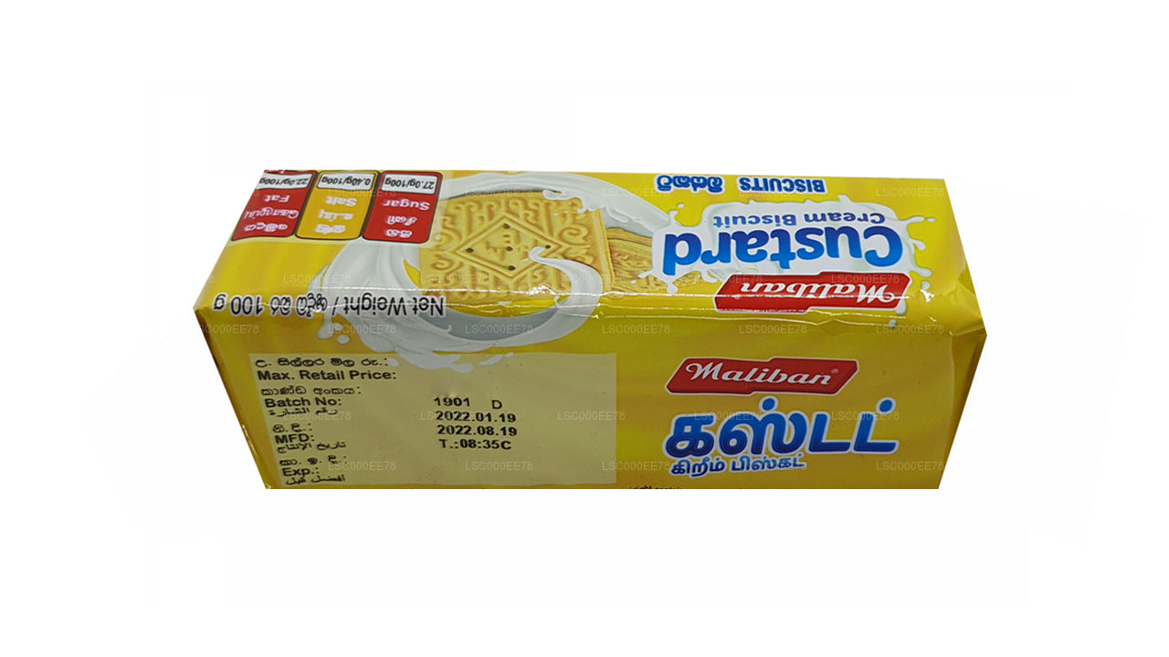 Maliban Custard Cream Sandwich Keks (100 g)