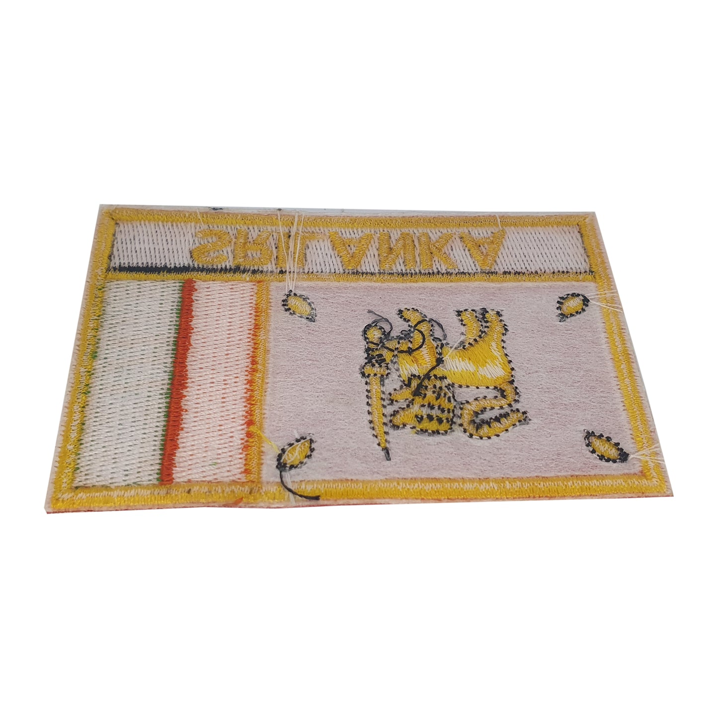 Lakpura Sri Lanka Nationalflagge Stoffabzeichen