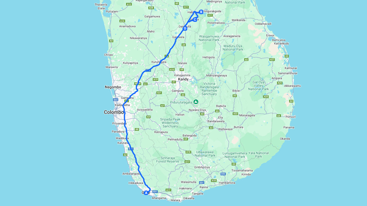 Wildtier- und Welterbe-Tour ab Galle (2 Tage)