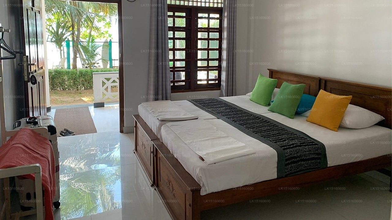 Blick auf die Bucht von Weligama, Weligama 