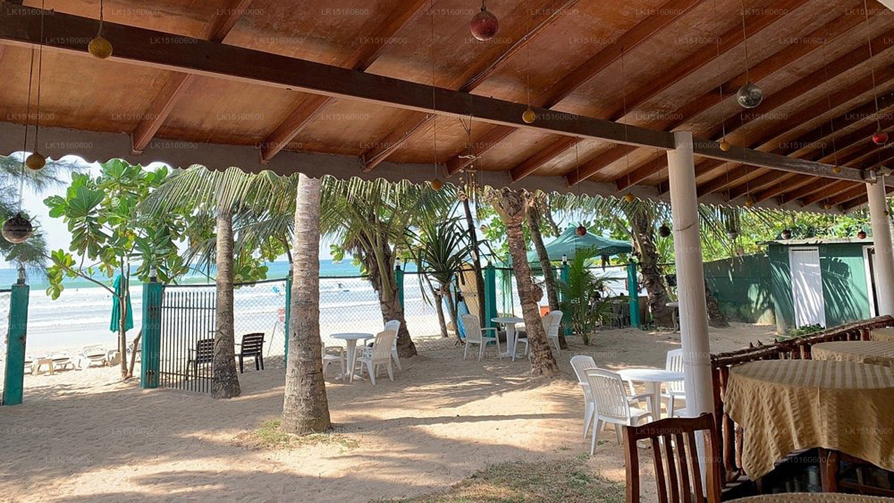 Blick auf die Bucht von Weligama, Weligama 