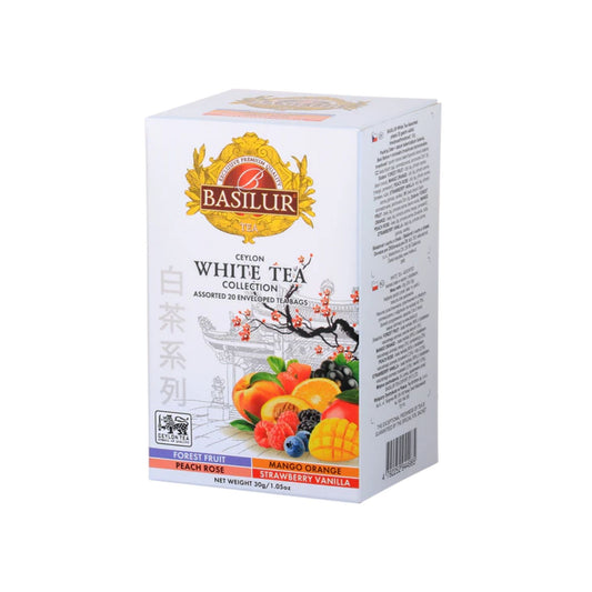 BASILUR – GESCHENK – WEISSER TEE – BOX – FLBT – F&amp;PE – SORTIERT (30g)