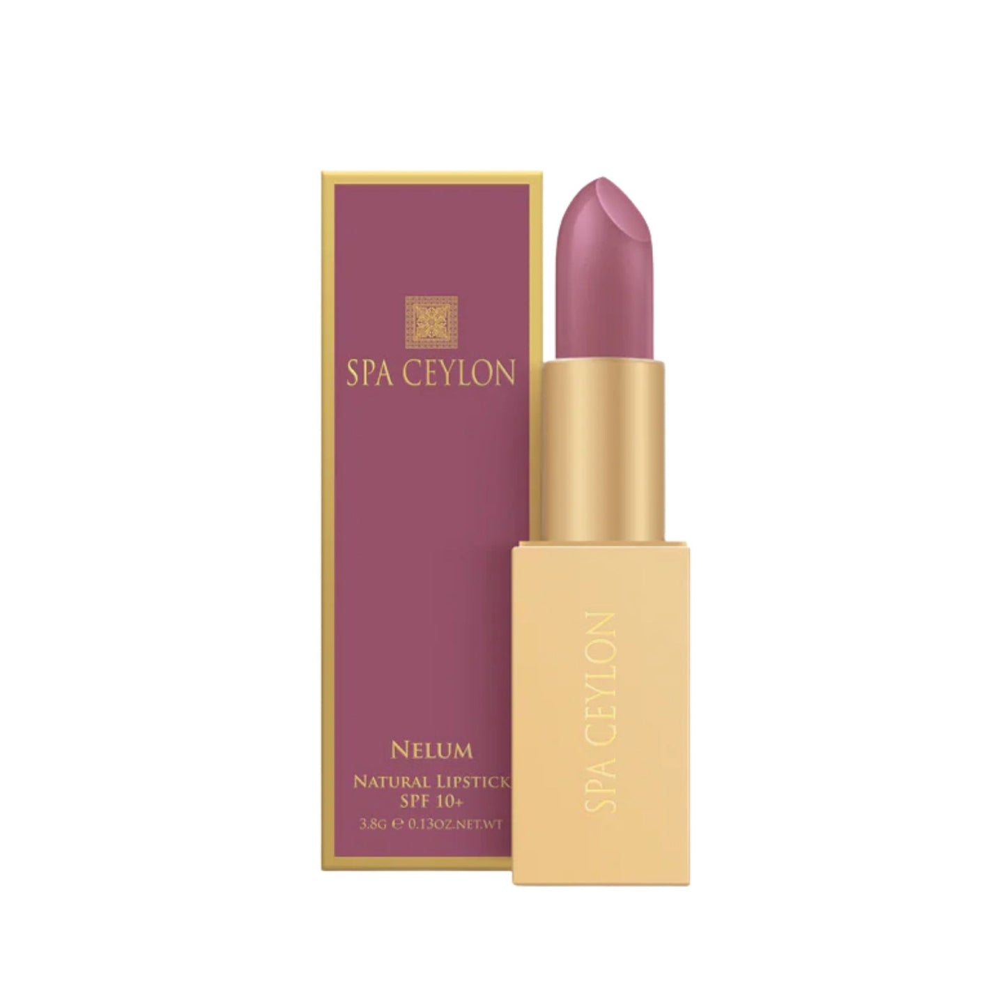 Spa Ceylon Natürlicher Lippenstift „08" Ceylon Plum SPF 10+