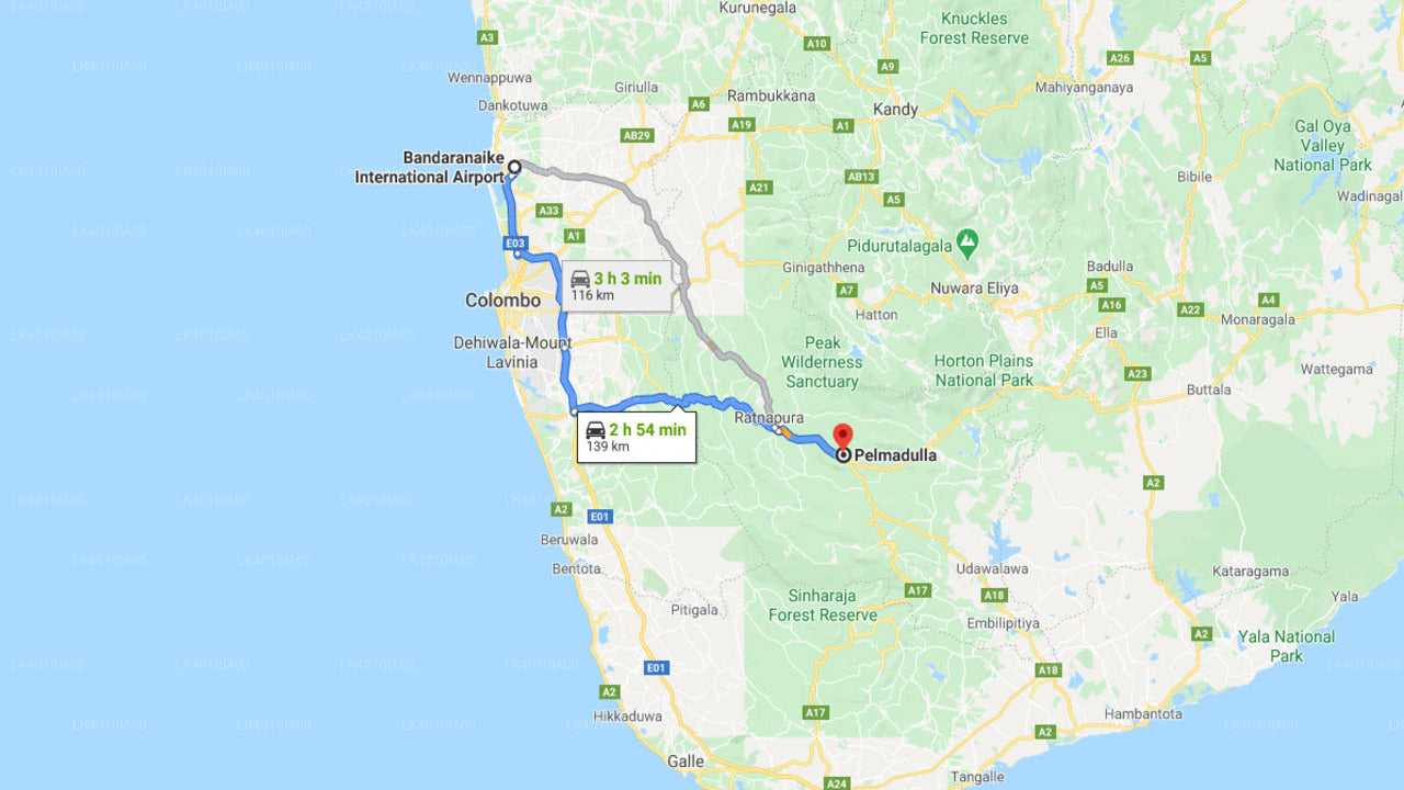 Privater Transfer von Peliyagoda City zum Flughafen Colombo (CMB)