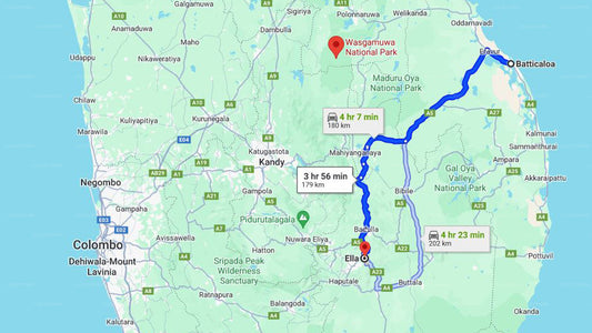 Privater Transfer von Batticaloa City nach Colombo City