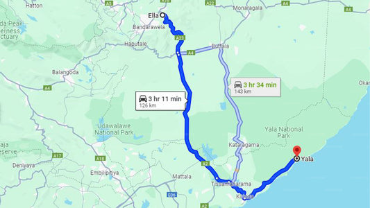 Privater Transfer von Ella City nach Yala City