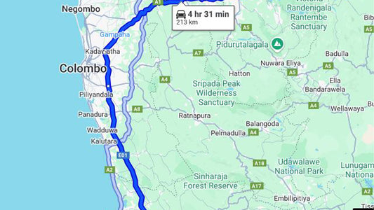 Privater Transfer von Hikkaduwa nach Kandy 