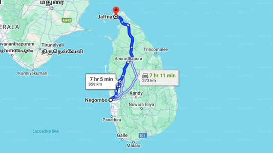 Privater Transfer von Negombo nach Jaffna