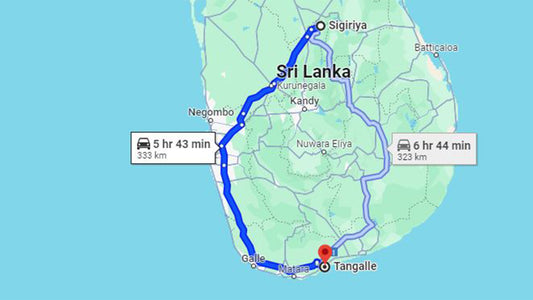 Privater Transfer von Sigiriya nach Tangalle