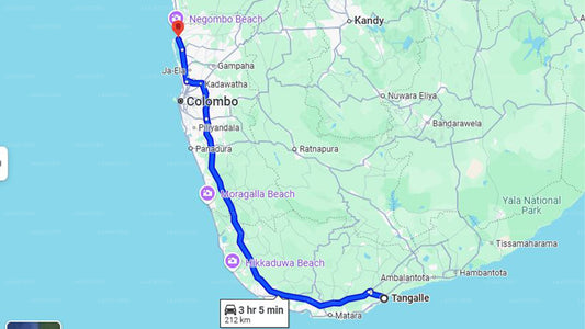 Privater Transfer von Galle City nach Negombo City