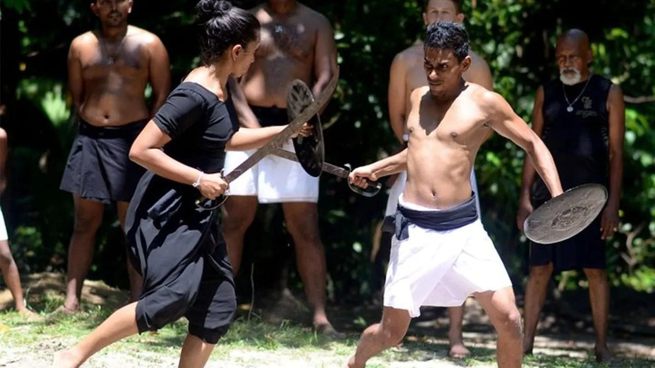 Angampora Show mit Rana Bera aus Habarana