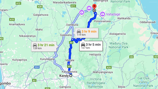 Polonnaruwa und Minneriya aus Kandy