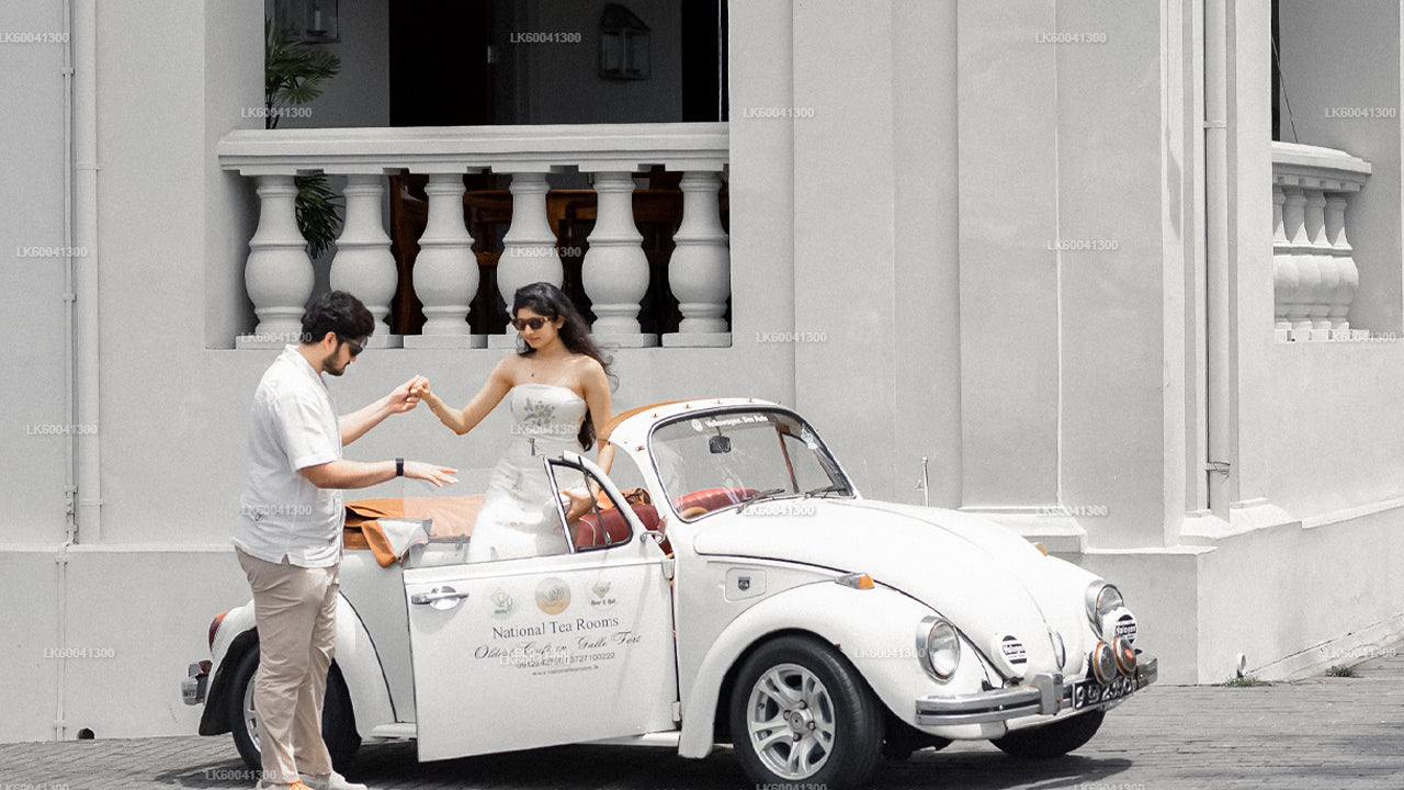 Stadtrundfahrt durch Galle und die Umgebung in einem Oldtimer