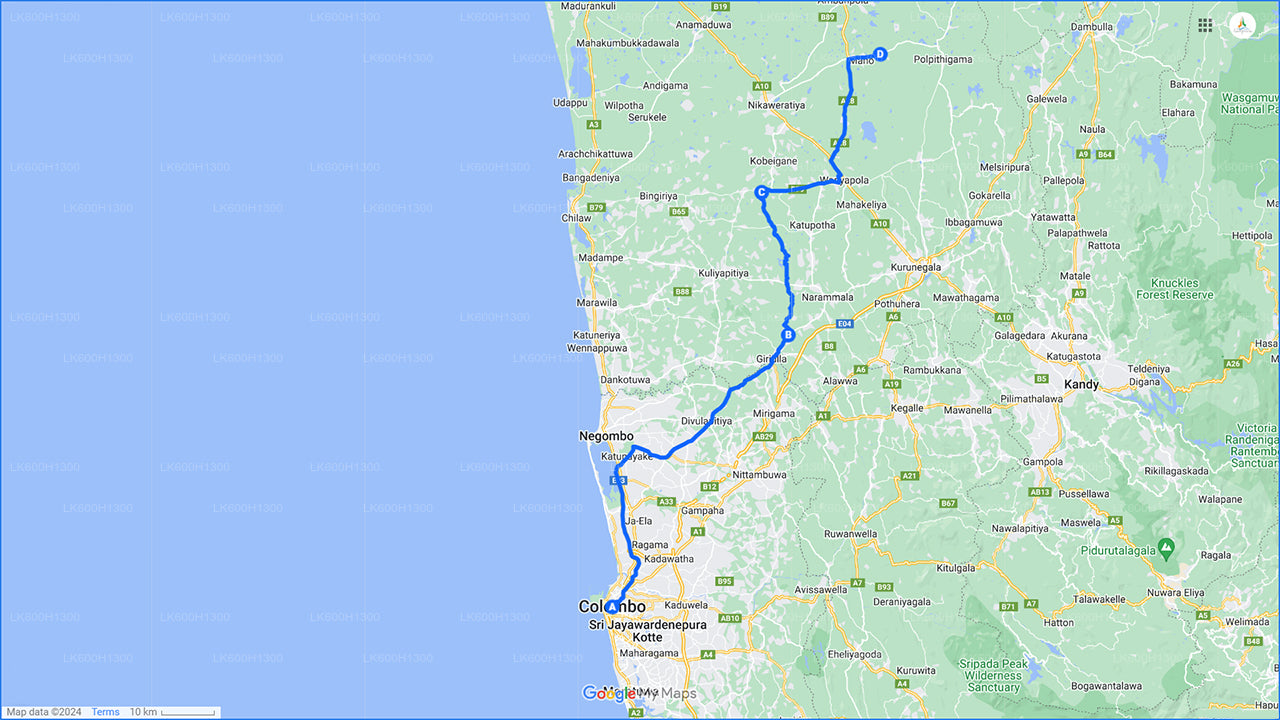 3 alte Königreiche aus Colombo