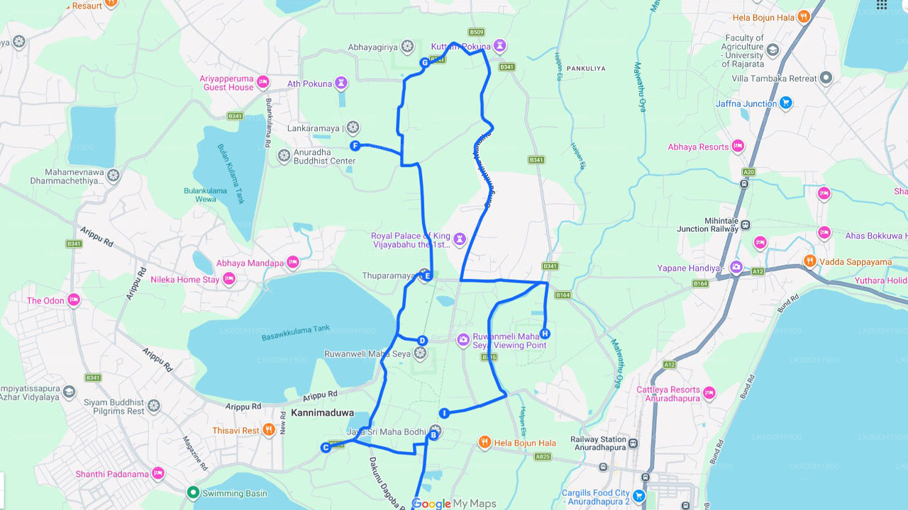 Heilige Stadt Anuradhapura von Colombo aus
