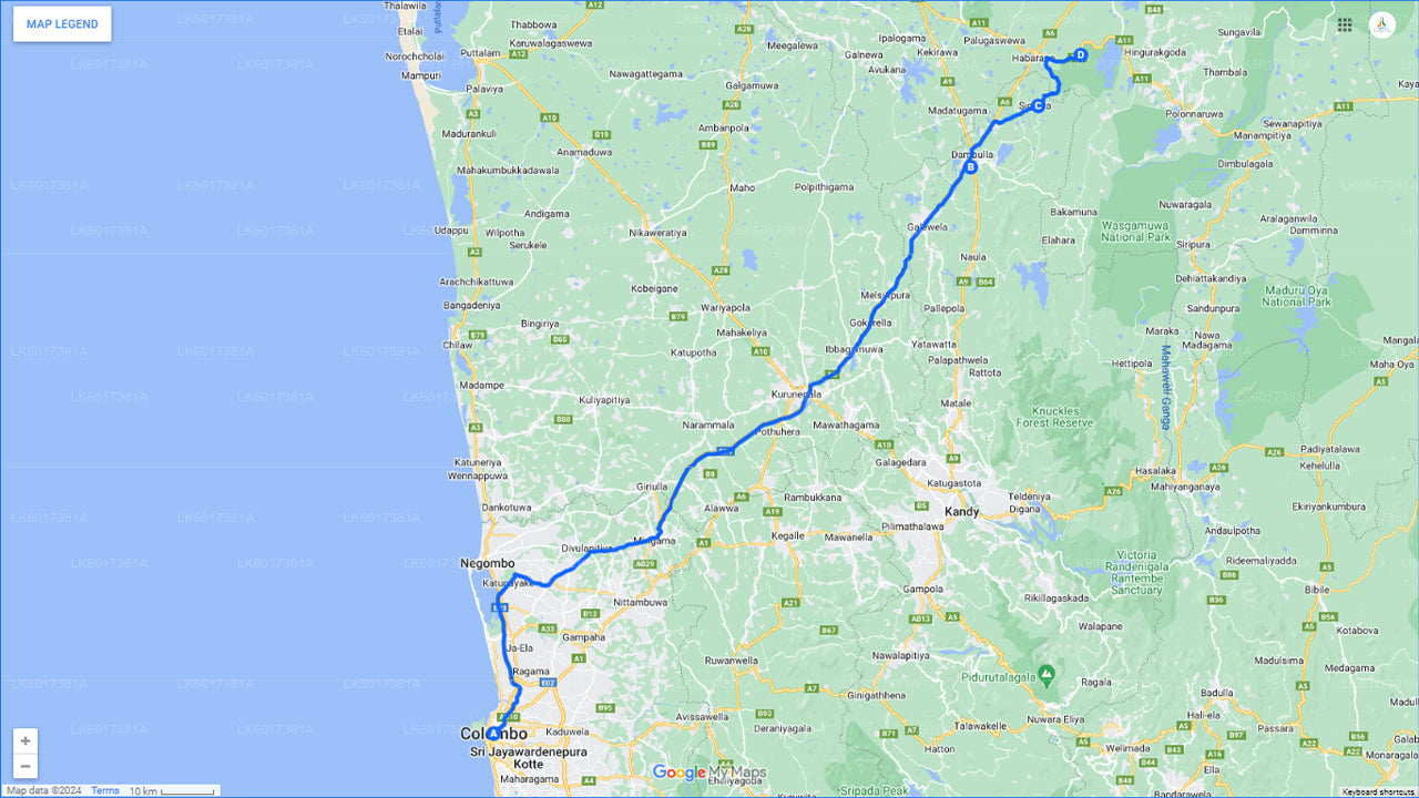 Sigiriya-Felsen, Dambulla und Wildelefanten-Safari ab Colombo