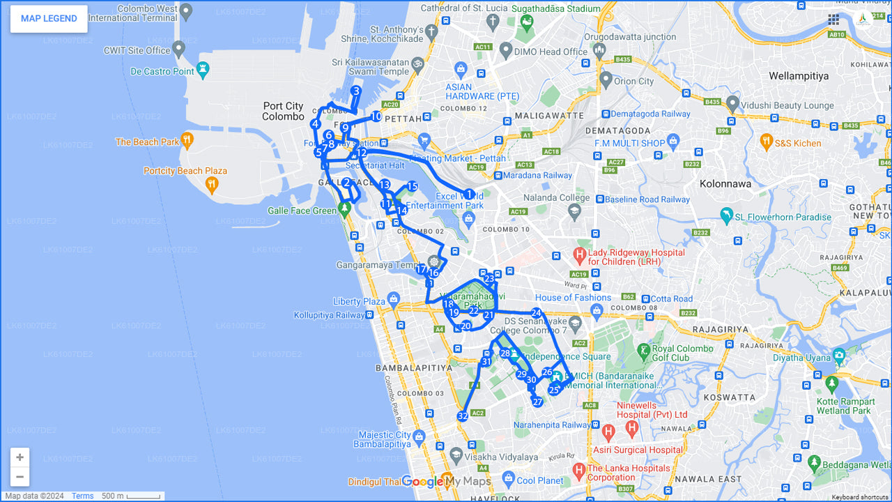 Colombo Stadtrundfahrt im Minibus