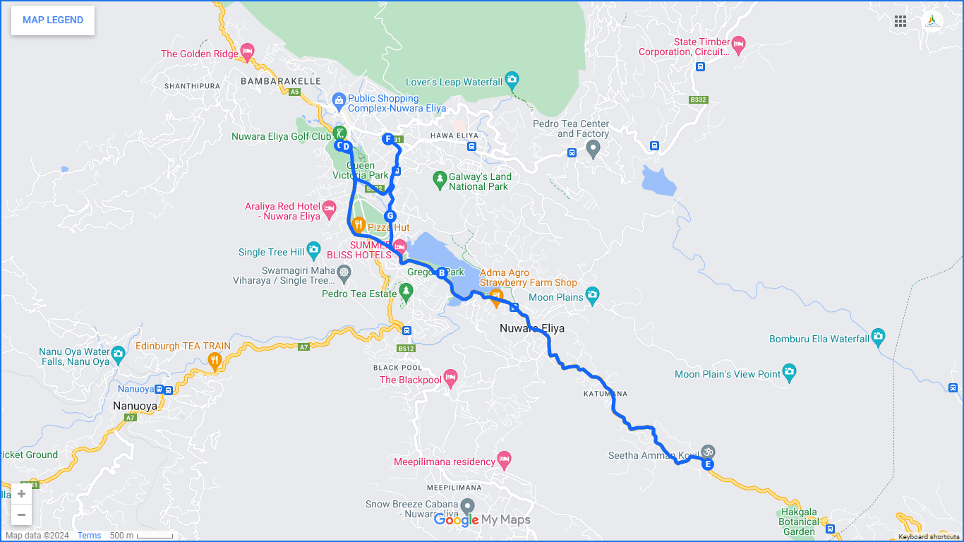 Radfahren von Nuwara Eliya