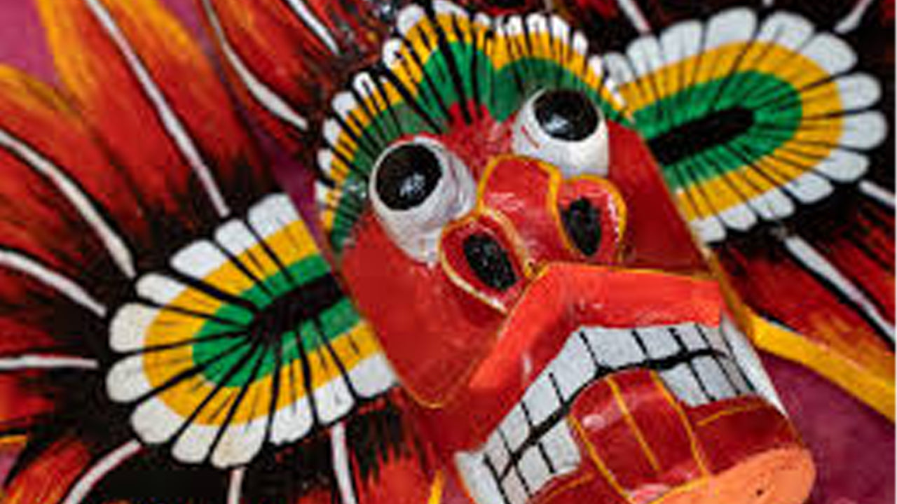 Traditionelle Maskenherstellungserfahrung aus Negombo