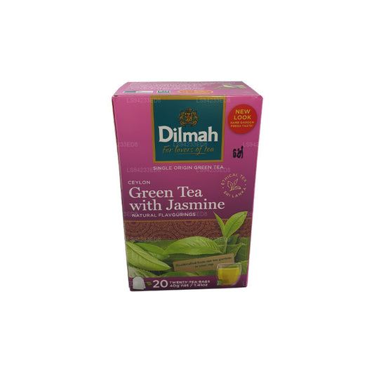 Dilmah Ceylon Grüntee mit Jasmin (40 g) 20 Teebeutel