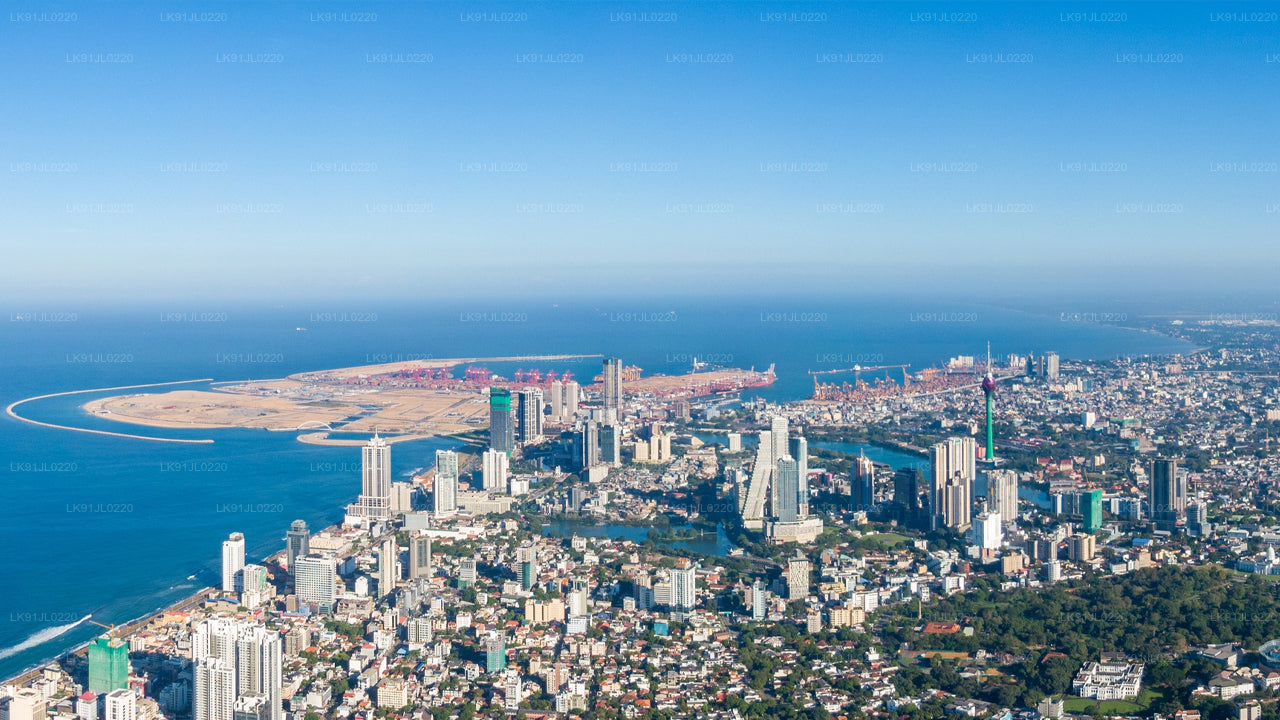 Malerische Colombo-Tour mit dem Hubschrauber vom Flughafen Colombo (RML)