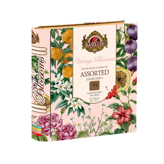 BASILUR – GESCHENK – VINTAGE BLÜTEN – BOX – FLBT – F&amp;PE – SORTIERT (80 g)