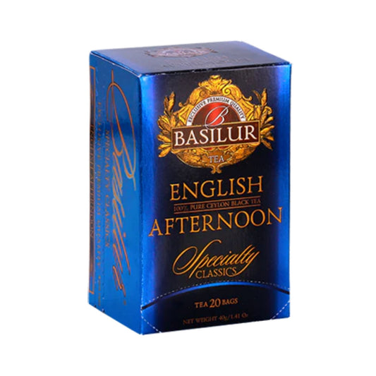 BASILUR SPECIALTY CLASSICS - TEEBEUTEL - ULBT - FOLIE ENV - ENGLISCHER NACHMITTAG (40g)