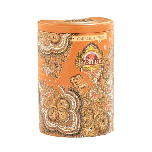 Basilur Oriental Caramel Dream Tea Caddy (100g)