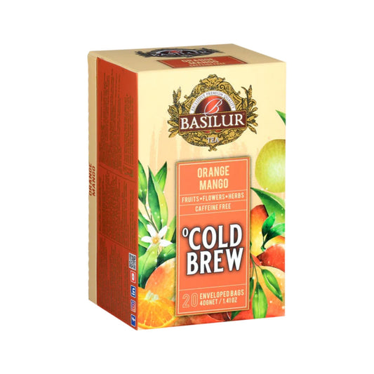 BASILUR COLD BREW – TEEBEUTEL – FOLIE ENV – ORANGE MANGO (40g)