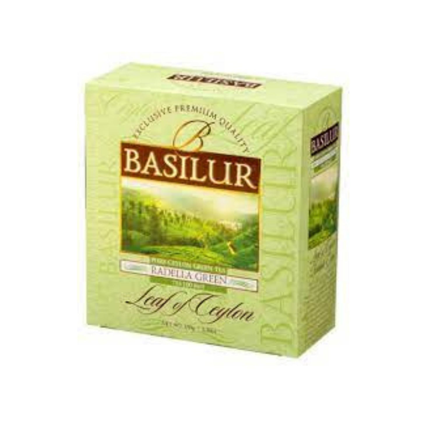 Basilikumblatt von Ceylon – Teebeutel – ULGT – S &amp; T – Radella-Grün – 1,5 g x 100 St x 12 (150 g)