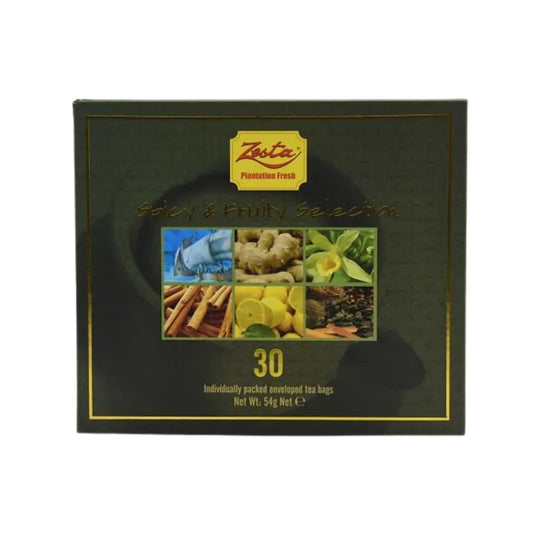 Zesta Spicy &amp; Fruity Selection 30 einzeln verpackte Teebeutel (54 g)