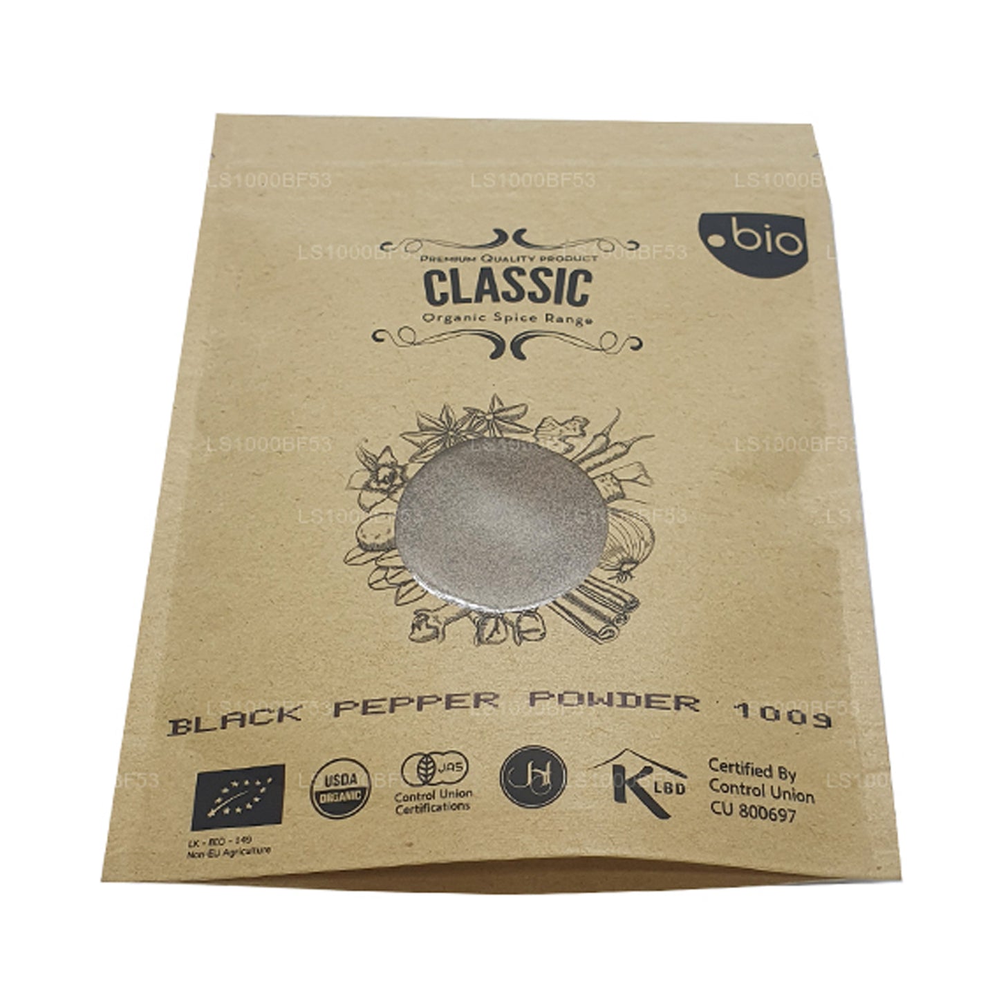 Lakpura Bio-Schwarzpfefferpulver (100 g)