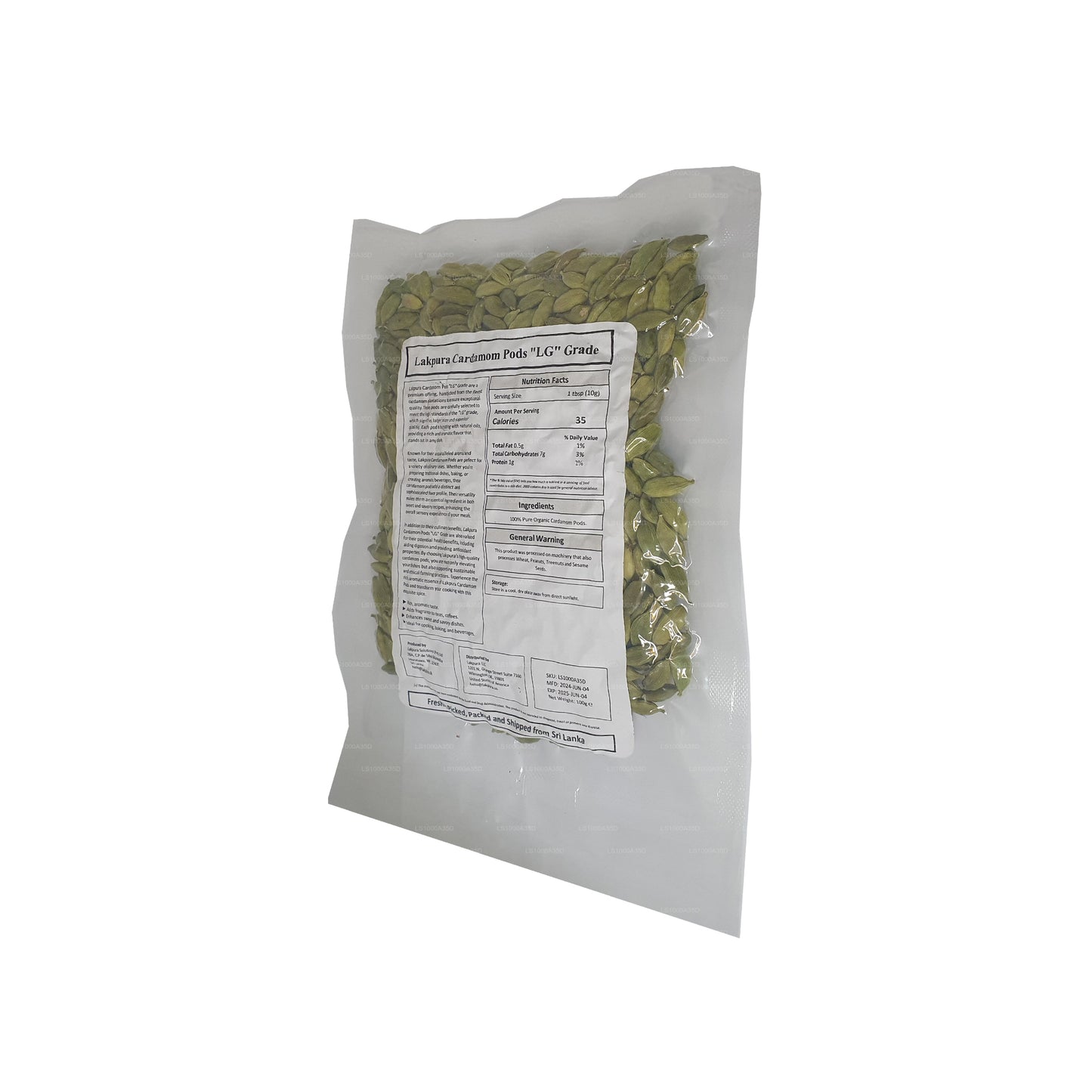 Lakpura Kardamomkapseln (100 g)