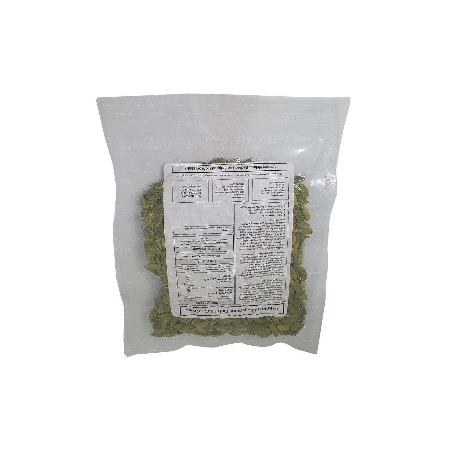 Lakpura Kardamomkapseln (100 g)