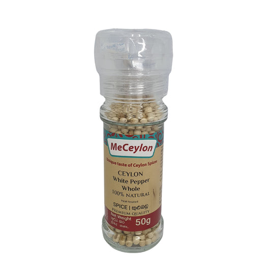 Me Ceylon Ceylon White Pepper (Bottel) Whole (50g)