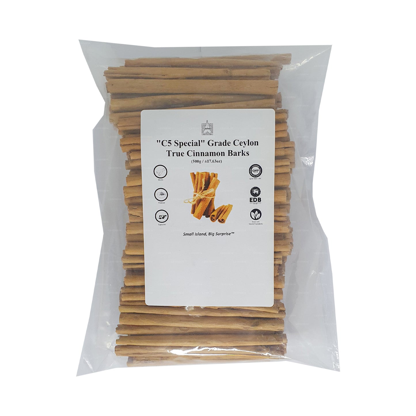 Lakpura „C5 Special“ Grade Ceylon True Cinnamon Barks, Packung