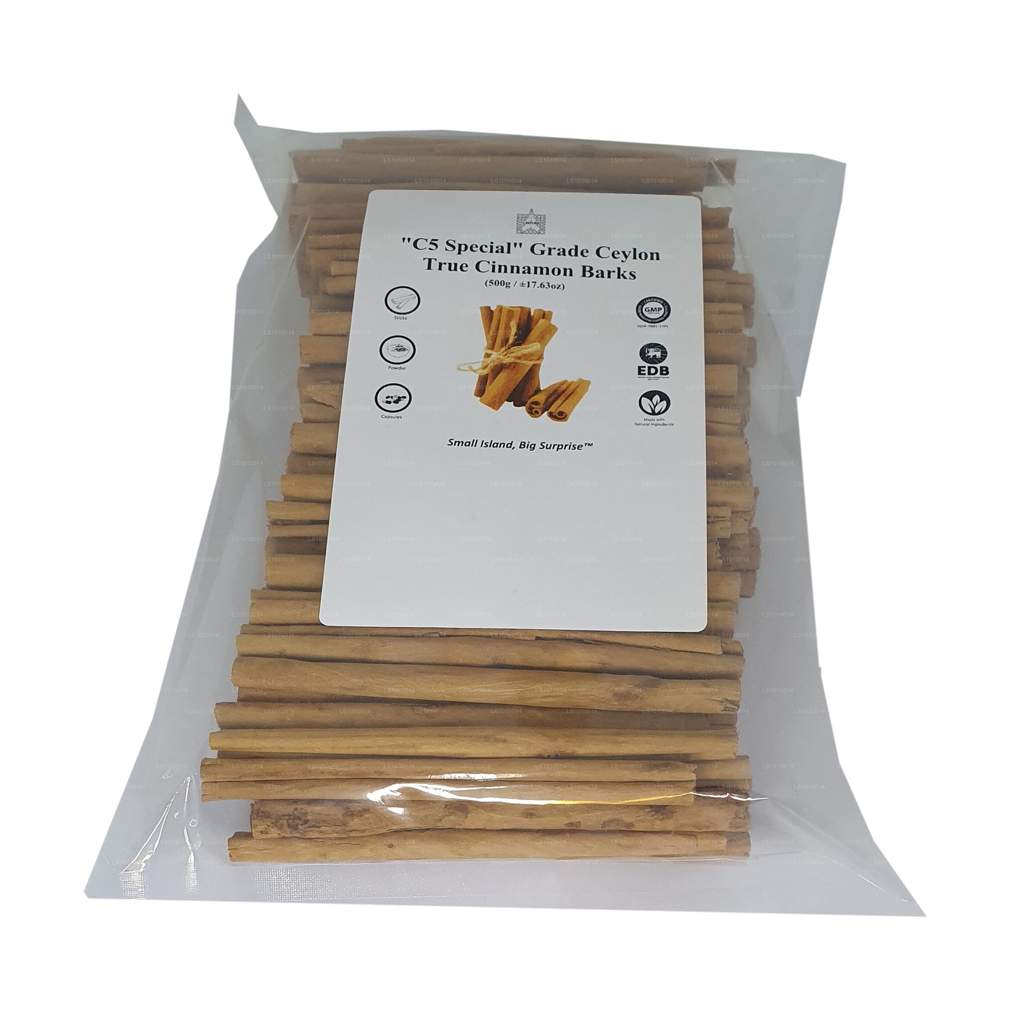 Lakpura „C5 Special“ Grade Ceylon True Cinnamon Barks, Packung